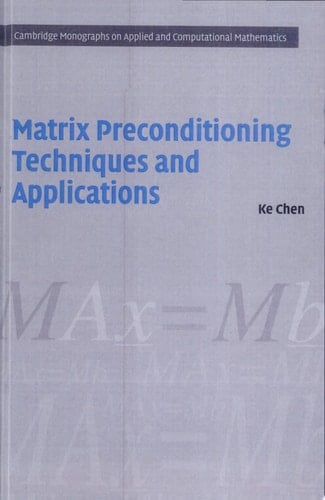 Matrix Preconditioning Techniques and Applications