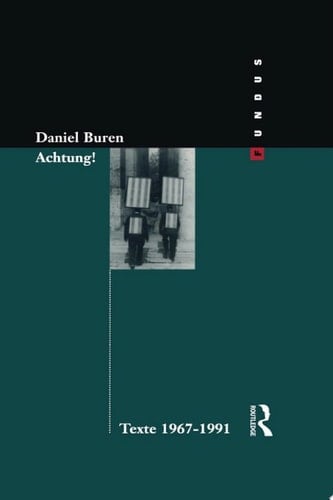 Achtung! Texte 1969-1994