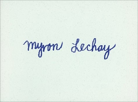 Myron Lechay, 1898-1972