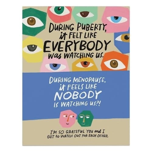 6-Pack Em & Friends Watch Out for Each Other Menopause Card