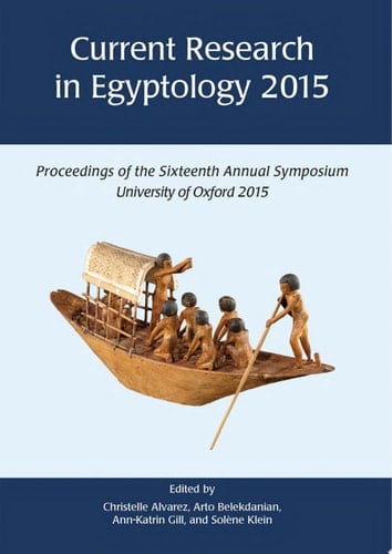 Current Research in Egyptology