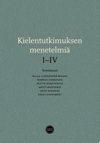 Kielentutkimuksen menetelmiä I-IV