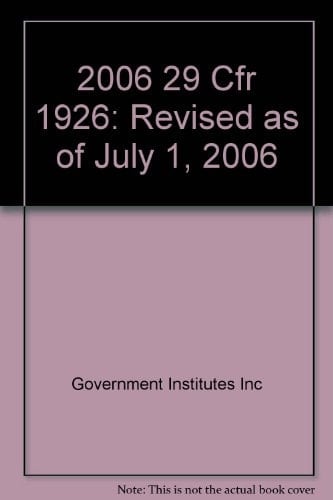 2006 29 Cfr 1926, Large Print