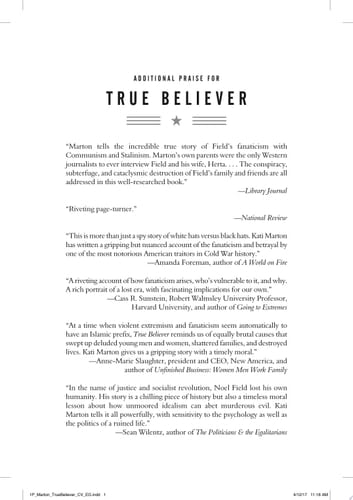 True Believer Stalin's Last American Spy