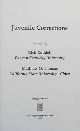 Juvenile Corrections