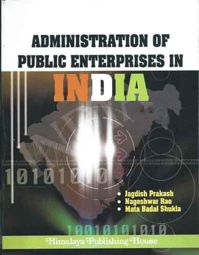 Administration of Public Enterprises in India [Paperback]