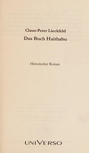 Das Buch Haithabu historischer Roman