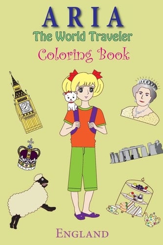 ARIA The World Traveler Coloring Book England
