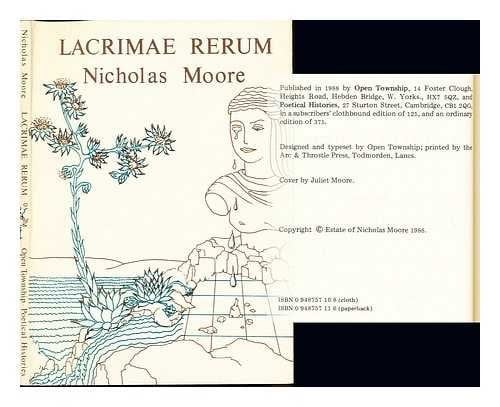 Lacrimae Rerum Last Poems (1985)