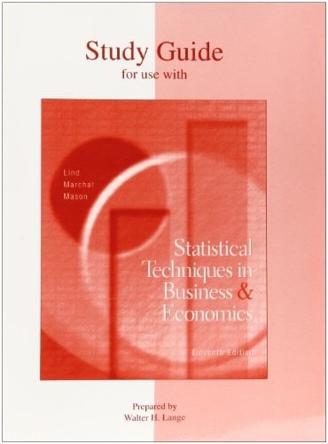 Statistical Techniques in Business and Economics