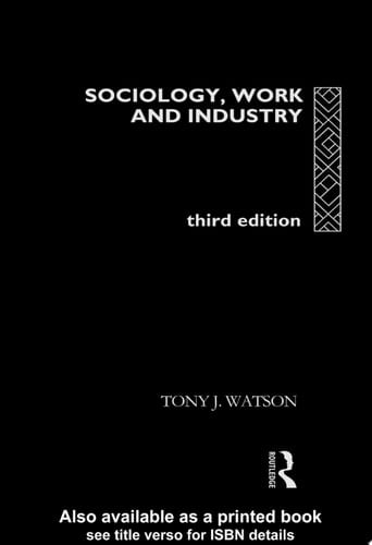 Sociology, Work and Industry