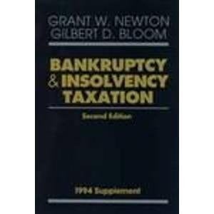 Bankruptcy and Insolvency Taxation, 1994 Supplement