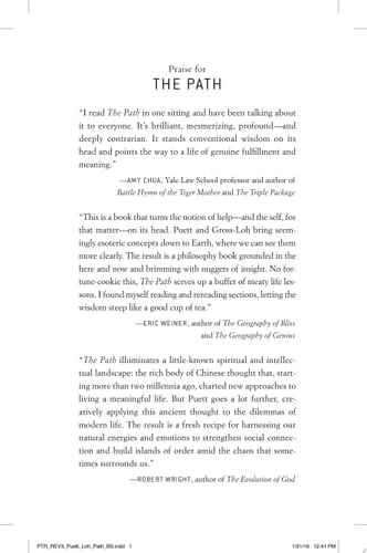 The Path What Chinese Philosophers Can Teach Us About the Good Life