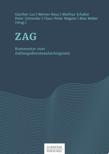 ZAG Kommentar zum Zahlungsdiensteaufsichtsgesetz