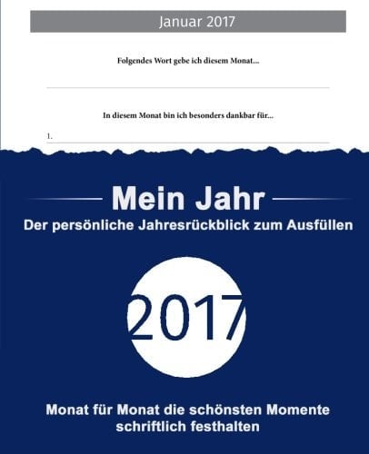 Mein Jahr Der Persönliche Jahresrückblick Zum Ausfüllen (Erfolgsjournal)