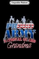 Composition Notebook Proud Army National Guard Grandma US Dog Tag Women Journal/Notebook Blank Lined Ruled 6x9 100 Pages