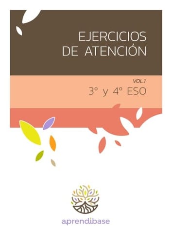 Ejercicios de Atención. 3º y 4º de ESO. Vol 1. (Spanish Edition)
