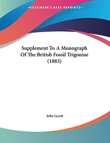 Supplement to a Monograph of the British Fossil Trigoniae