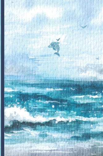 Notebook: Pretty Nautical Dolphin Notebook Blank Lined Journal
