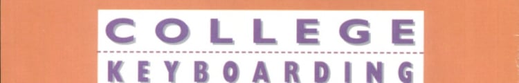 College Keyboarding Enhanced Lesson