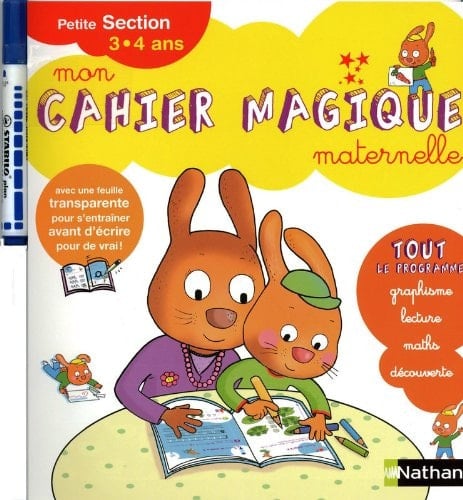 Mon Cahier Magique Maternelle Petite Section 3-4 ans