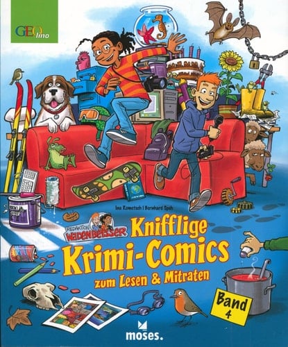 Knifflige Krimi-Comics zum Lesen & Mitraten