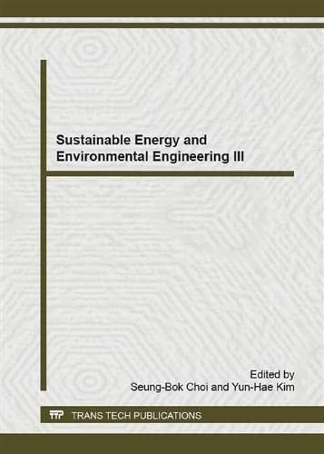 Sustainable Energy and Environmental Engineering III