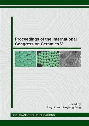 Proceedings of the International Congress on Ceramics V