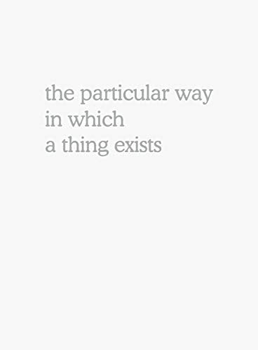 Martin Beck The Particular Way in which a Thing Exists
