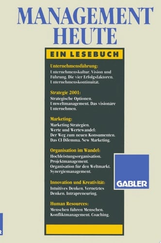 Management heute Ein Lesebuch