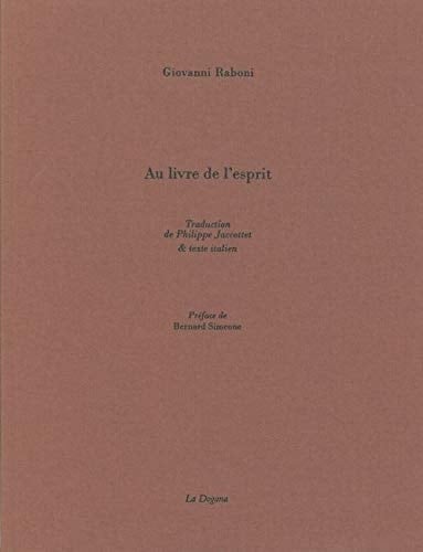 Au livre de l'esprit