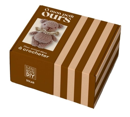 O mon petit ours Mon animal déco à crocheter - Avec 1 crochet, 1 pelote, 1 aiguille et de la ouate