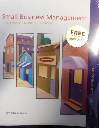 Small Business Management: An Entrepreneur's Guidebook