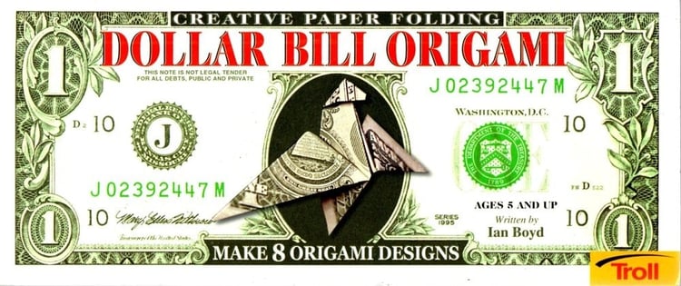 Dollar Bill Origami Creative Paper Folding