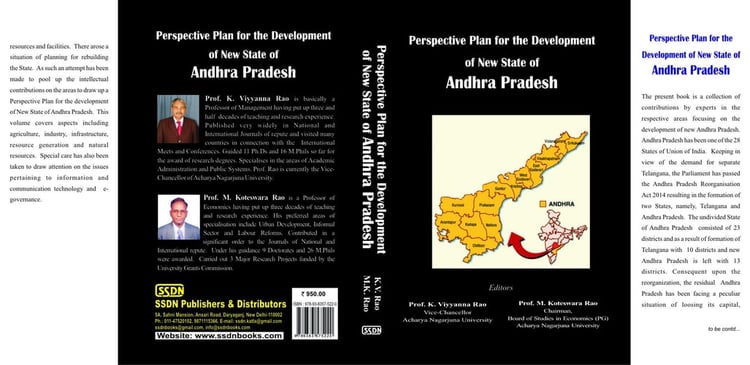 Perspective Plan for the Development of New State of Andhra Pradesh