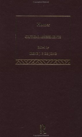 Homer:Crit Assessments V4 (Routledge Critical Assessments of Classical Authors)