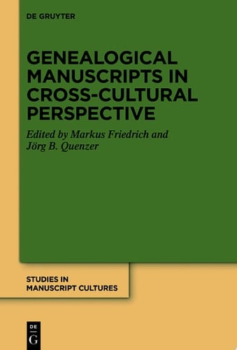 Genealogical Manuscripts in Cross-Cultural Perspective