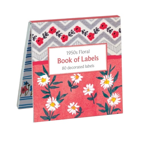 1950's Floral Book of Labels