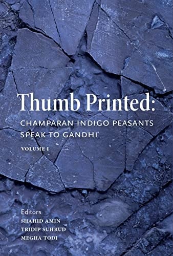 Thumb Printed Champaran Indigo Peasants Speak to Gandhi