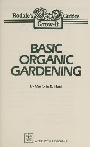 Basic Organic Gardening