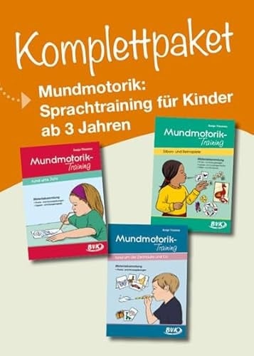 Komplettpaket Mundmotorik Sprachtraining für Kinder ab 3 Jahren