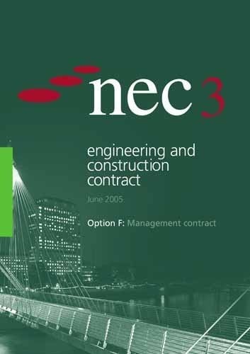 Engineering and construction contract. F. Option F: Management contract
