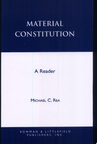 Material Constitution A Reader