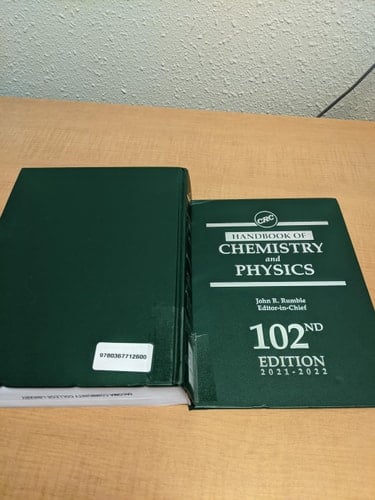 CRC Handbook of Chemistry and Physics A Ready-reference Book of Chemical and Physical Data