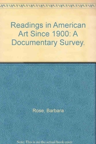 Readings in American Art, 1900-1975
