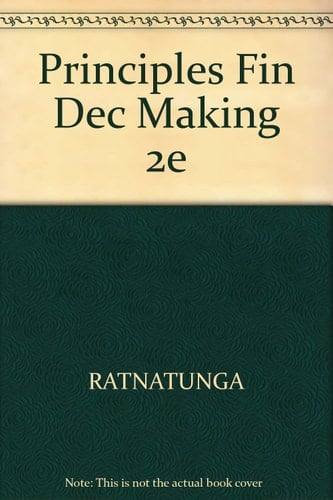 Principles Financial Decision Making