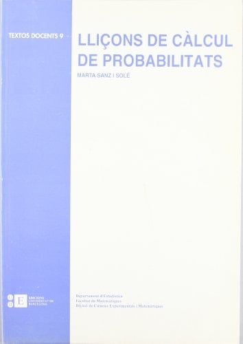 Lliçons de càlcul de probabilitats