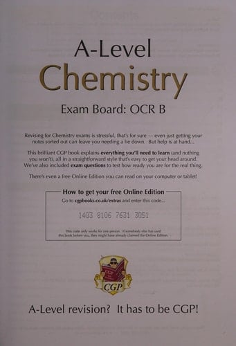A-Level Chemistry: OCR B Year 1 & 2 Complete Revision & Practice with Online Edition
