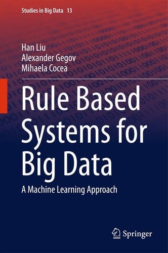 Rule Based Systems for Big Data A Machine Learning Approach