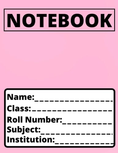 Unruled Notebook 8.5 x 11 Inches: Notebook Journal for Writing Paperback